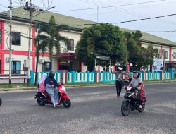 Satlantas Polres Seruyan Jaga Kelancaran Aktivitas Masyarakat dengan Pengaturan Lalu Lintas Pagi